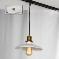 Трековый однофазный подвесной светильник Lussole TRACK LIGHTS LSP-9605-TAW