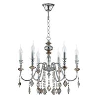 Подвесная люстра Crystal Lux Mercedes MERCEDES SP6 CHROME/SMOKE