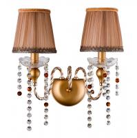 Бра Crystal Lux ALEGRIA ALEGRIA AP2 GOLD-BROWN
