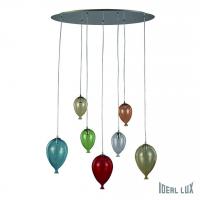 Подвесная люстра Ideal Lux CLOWN SP7 COLOR