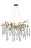 Люстра подвесная Crystal Lux REINA SP8 D1000 GOLD PEARL