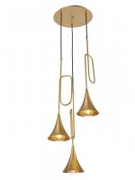 Подвесная люстра MANTRA JAZZ PINTURA ORO 6351