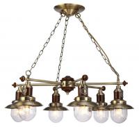 Подвесная люстра Arte Lamp SAILOR A4524LM-6AB
