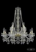 Подвесная люстра Bohemia Ivele 1410/8+4/240/h-74/G/V0300