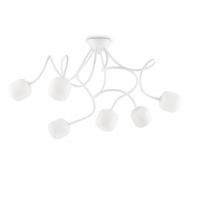 Потолочная люстра Ideal Lux OCTOPUS PL6 BIANCO