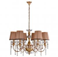 Подвесная люстра Crystal Lux ALEGRIA ALEGRIA SP6 GOLD-BROWN