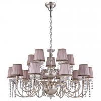 Подвесная люстра Crystal Lux ALEGRIA ALEGRIA SP10+5 SILVER-BROWN