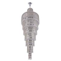 Каскадная люстра Crystal Lux Lirica Lirica SP40 D700 Chrome/Gold-Transparent