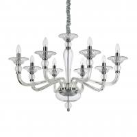 Подвесная люстра Ideal Lux DANIELI SP8 TRASPARENTE