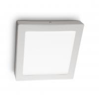 Светодиодный настенно-потолочный светильник Ideal Lux UNIVERSAL 18W SQUARE BIANCO