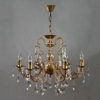 Подвесная люстра BRIZZI ALICANTE 8888/6 AB Tear drop