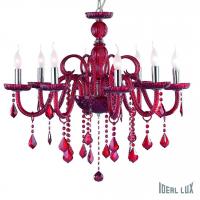 Подвесная люстра Ideal Lux GIUDECCA SP8 ROSSO