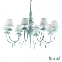 Подвесная люстра Ideal Lux BLANCHE SP8 BIANCO