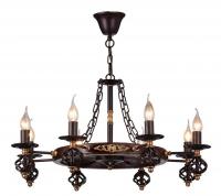 Подвесная люстра Arte Lamp CARTWHEEL A4550LM-8CK