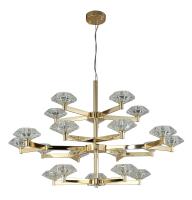 Люстра подвесная Crystal Lux REBECA SP5+10+5 GOLD