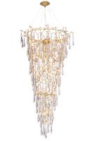Люстра подвесная Crystal Lux REINA SP34 D1200 GOLD PEARL
