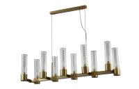 Люстра подвесная Crystal Lux OTONO SP10 L980 BRASS/TRANSPARENTE