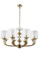Люстра подвесная Crystal Lux GRACIA SP8 GOLD