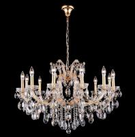 Подвесная люстра Crystal Lux HOLLYWOOD HOLLYWOOD SP12 GOLD