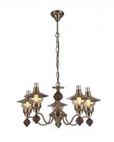 Подвесная люстра Arte Lamp Trattoria Bronze A5664LM-5AB