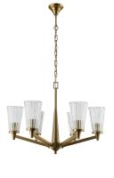 Люстра подвесная Crystal Lux LAURA SP-PL6 BRONZE