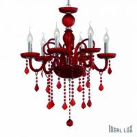 Подвесная люстра Ideal Lux GIUDECCA SP6 ROSSO