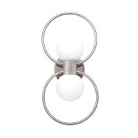 Бра Crystal Lux Listo LISTO AP2 NICKEL
