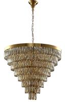 Люстра подвесная Crystal Lux ABIGAIL SP22 D820 GOLD/AMBER