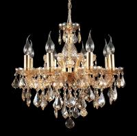 Хрустнальная люстра Crystal Lux INES INES SP8 GOLD/AMBER