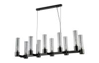 Люстра подвесная Crystal Lux OTONO SP10 L980 BLACK CHROMIUM/TRANSPARENTE