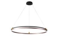 Люстра подвесная Crystal Lux FERNANDO SP88W LED D1000 COFFEE/BLACK
