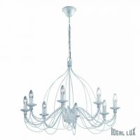 Подвесная люстра Ideal Lux CORTE SP8 BIANCO ANTICO