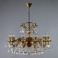 Подвесная люстра BRIZZI GRANADA 2118/10 AB Tear drop