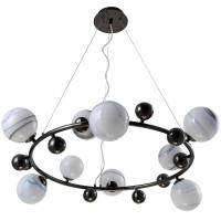 Подвесная люстра Crystal Lux Salvadore Salvadore SP9H Black Chromium