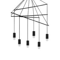 Подвесная люстра Ideal Lux POP SP6 NERO
