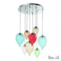 Подвесная люстра Ideal Lux CLOWN SP8 COLOR