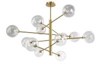 Люстра подвесная Crystal Lux MARZO SP12 BRONZE/TRANSPARENTE