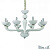 Подвесная люстра Ideal Lux CASANOVA SP8 BIANCO