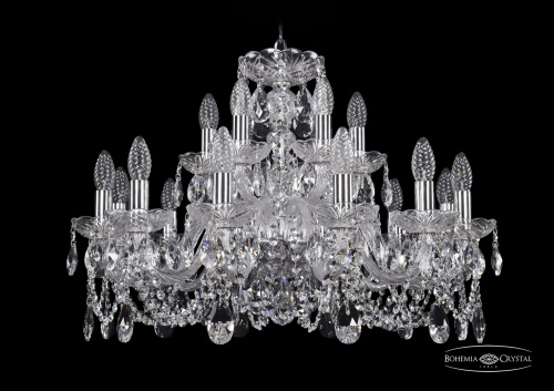 Подвесная люстра Bohemia Ivele 1402/12+6/240/Ni купить по низкой цене