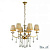 Подвесная люстра Ideal Lux PANTHEON SP6 ORO