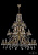 Подвесная люстра Bohemia Ivele 1771/20+10+5/490/A/GB