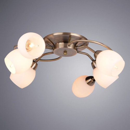 Потолочная люстра Arte Lamp SILVANA A4033PL-6AB купить по низкой цене