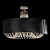 Потолочная люстра Newport 1400 1408/S black