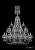 Подвесная люстра Bohemia Ivele 1406/20+10+5/400/XL-157/3d/Ni