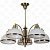 Потолочная люстра Mw-Light Фелиция 347010605