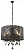 Подвесная люстра Arte Lamp JENNIFER A1800LM-5BK