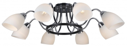Потолочная люстра Arte Lamp FIORENTINO A7144PL-8BK купить по низкой цене