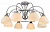Потолочная люстра Arte Lamp PALERMO A6057PL-8CC