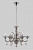 Подвесная люстра Crystal Lux CAETANO SP-PL6 SMOKE