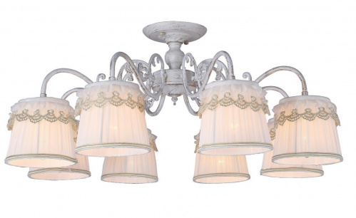 Потолочная люстра Arte Lamp MERLETTO A5709PL-8WG купить по низкой цене